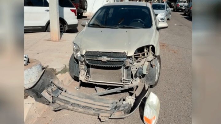 Ciudad Obregón: Fuerte accidente en Amberes y Milán deja cuantiosos daños y preocupación entre vecinos
