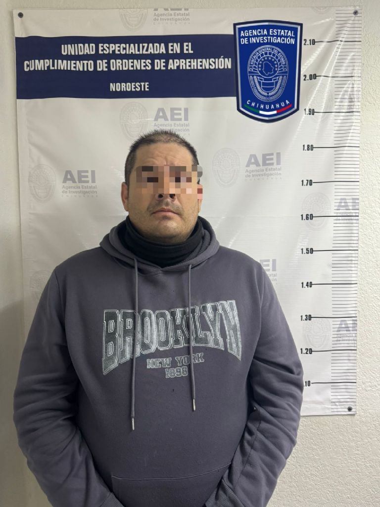 El hombre capturado en la ciudad de Casas Grandes, Chihuahua