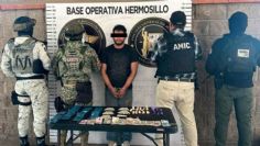 Desmantelan punto de venta de droga y arrestan a presunto narcomenudista en Hermosillo