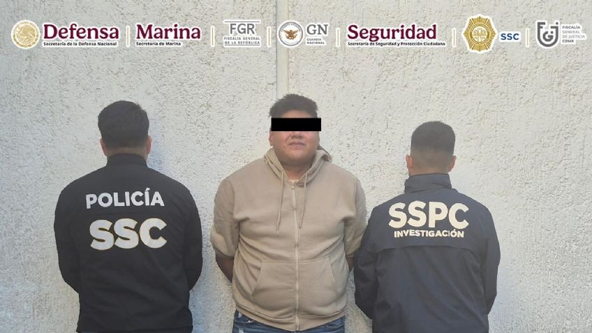 Golpe al crimen en CDMX: Cae Brandon 'N', generador de violencia, relacionado con FEMINICIDIO