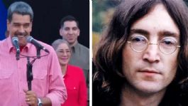 Foto que representa a (VIDEO) Maduro sorprende al romper discurso con 'Imagine' de John Lennon en medio del conflicto con EU