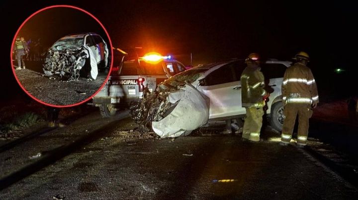 Dos personas muertas y cinco lesionadas tras fuerte choque en carretera de Ahome, Sinaloa