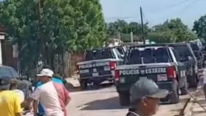 Fuertes balaceras generan una intensa movilización policial en calles de Villa Juárez, Sonora