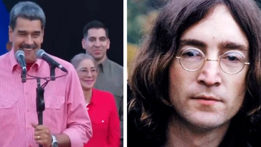 (VIDEO) Maduro sorprende al romper discurso con 'Imagine' de John Lennon en medio del conflicto con EU
