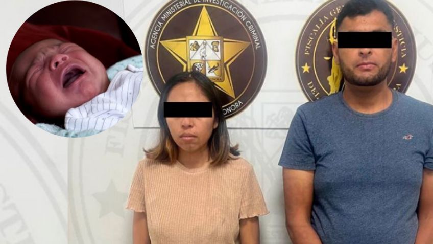 Madre da tremenda golpiza a su bebé de 10 meses en Guaymas: Es vinculada a proceso con su pareja; él grabó los hechos