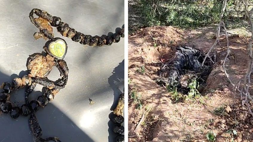 Encuentran cuerpo de hombre en carretera de Hermosillo; estaba embolsado y enterrado en fosa