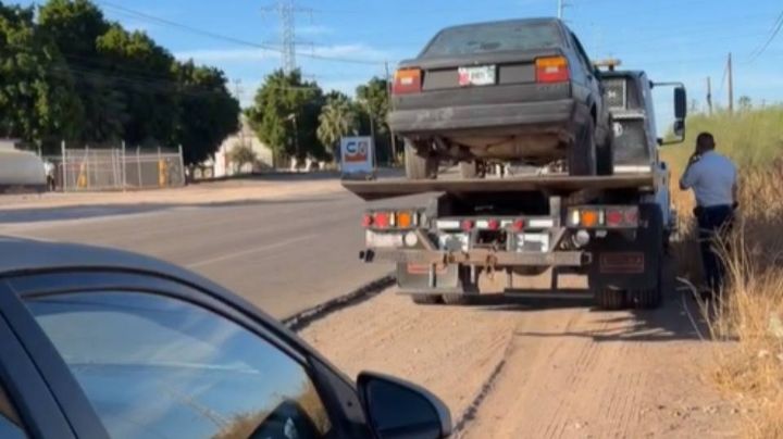 Accidente en el Valle del Yaqui: Vehículo sufre volcadura a las afueras de Ciudad Obregón