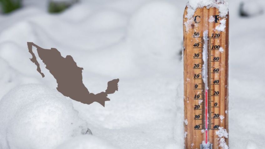 Confirman primera caída de nieve en 5 estados de México: Advierten heladas en todo el país