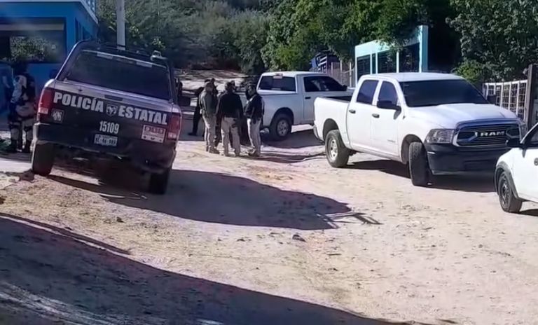 La escena del suceso fue acordonado por autoridades