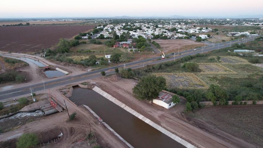 Conagua entrega el Canal Navojoa con nuevo revestimiento en el Valle del Mayo