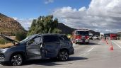 Foto ilustrativa de la nota titulada: Conductor le corta la circulación a otro auto en carretera Guaymas-Ciudad Obregón y provoca aparatoso choque