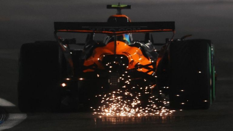 Los McLaren desgastaron el fondo plano en exceso durante el GP de Las Vegas