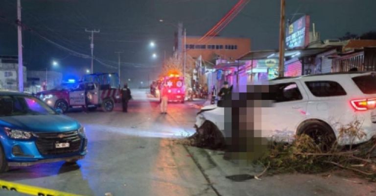 Ataque armado deja a dos personas fallecidas en García, Nuevo León.