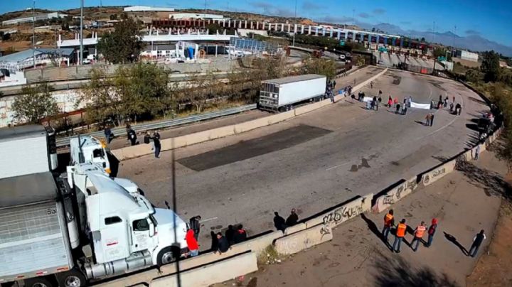 MEGABLOQUEO en Sonora: Manifestantes se instalan en garita de Nogales; Alfonso Durazo responde