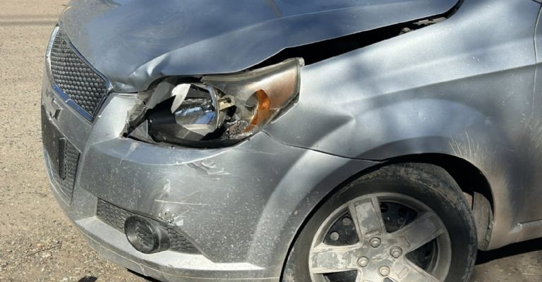 El accidente de tránsito ocurrió en la intersección de las calles Jalisco y Ricardo Magaña.