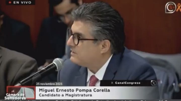 Miguel Ernesto Pompa Corella comparece como aspirante a magistrado de la Sala Regional del TFJA