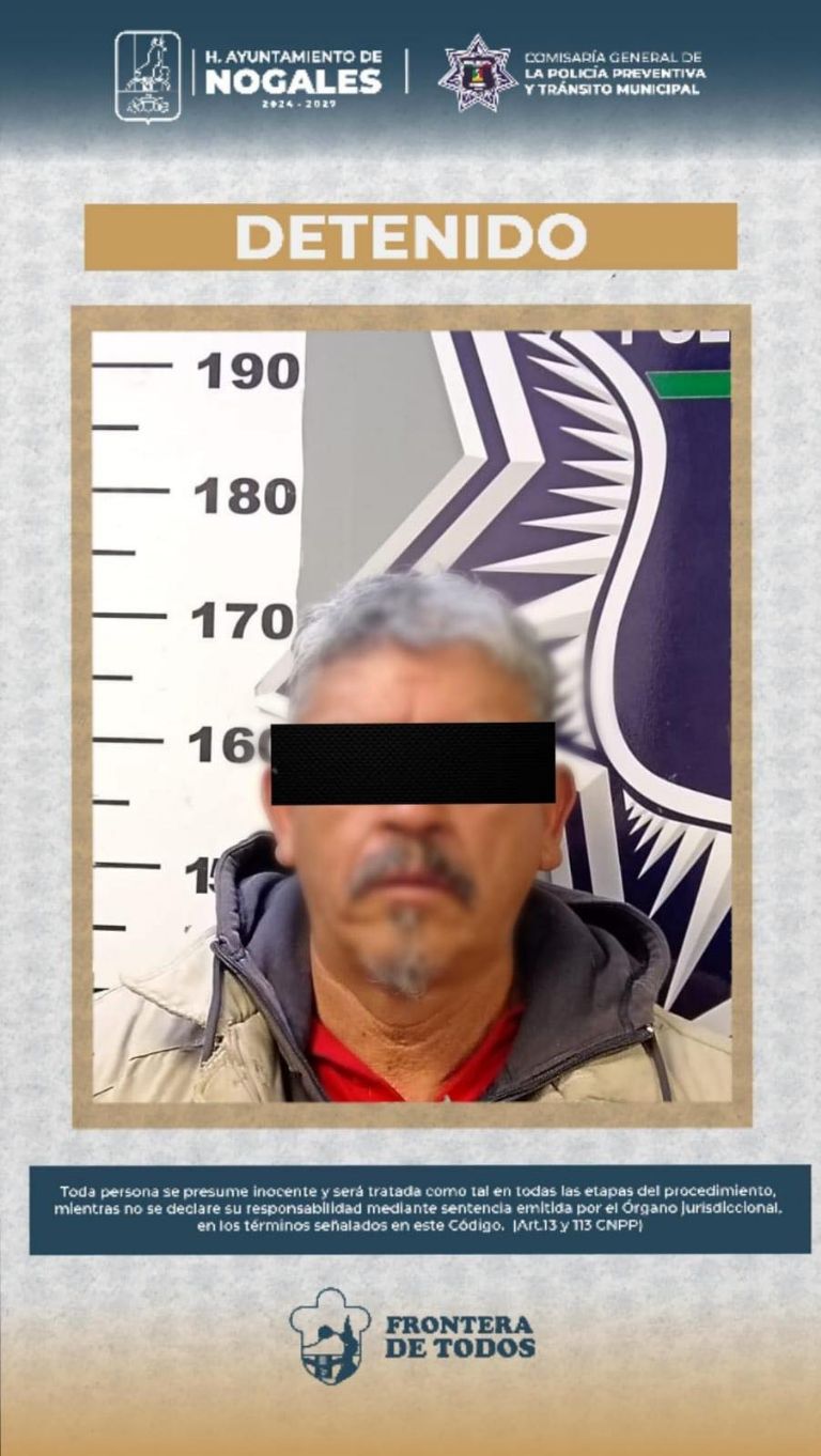 El detenido fue identificado como Joel 'N.', de 64 años de edad.