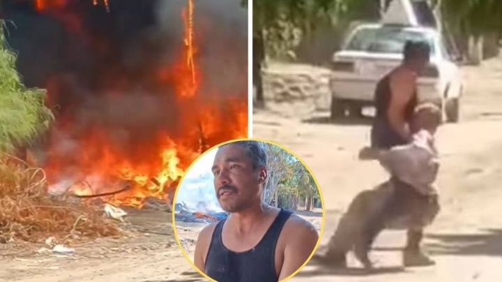 Reconocen al taxista que salvó a adulto mayor en medio de un incendio en Ciudad Obregón