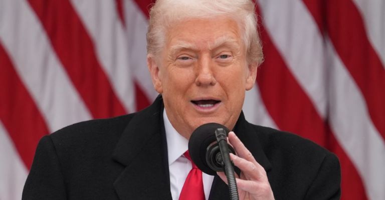 Trump indulta a dos pavos en ceremonia de Acción de Gracias