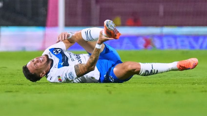 Monterrey sufre una dura baja para la Liguilla; jugador de Rayados presenta fractura tras accidente