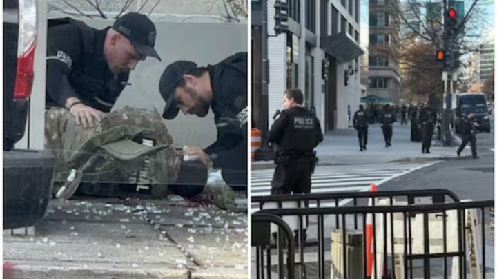 FBI investiga el asesinato de dos elementos de la Guardia Nacional cerca de la Casa Blanca