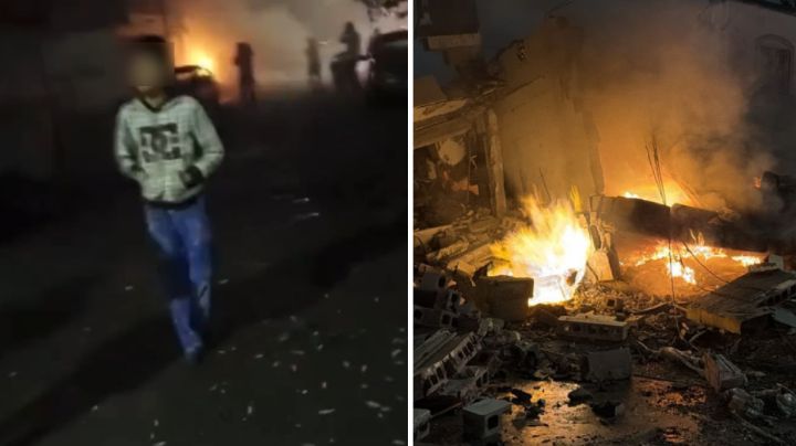 "¿Qué le pasará a mi mamá?": Desesperado clamor de un niño tras EXPLOSIÓN en Pesquería (VIDEO)