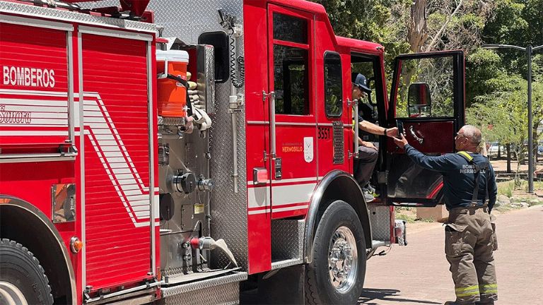 Ambos fueron trasladados a hospitales 