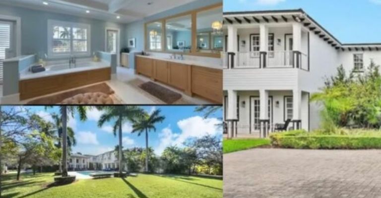 La residencia, ubicada en Rolling Road 