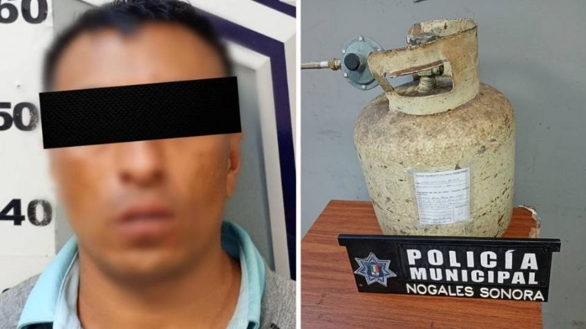 Lo detienen por intentar explotar una casa en Nogales con su madre, esposa e hijas adentro