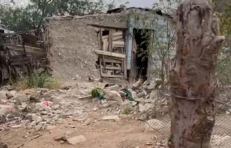 La vivienda donde sucedió el doble homicidio