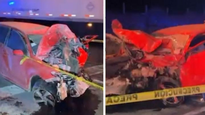 Accidente carretero en Coahuila deja a conductor sin vida; quedó prensado entre los fierros