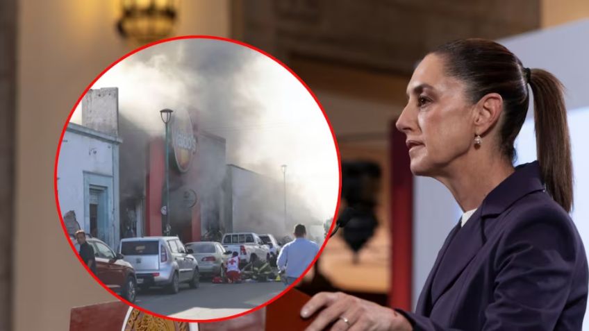 Sheinbaum sobre incendio de Waldo's en Hermosillo que "la primera responsabilidad es de quien tiene un negocio"