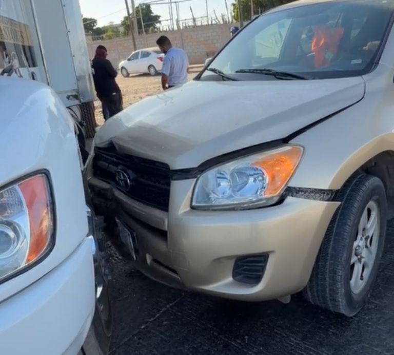 Los daños fueron pocos para ambas unidad involucradas