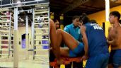 Foto ilustrativa de la nota titulada: Tragedia en 'Exatlón México': Atleta azul sufre terrible accidente y podría abandonar TV Azteca
