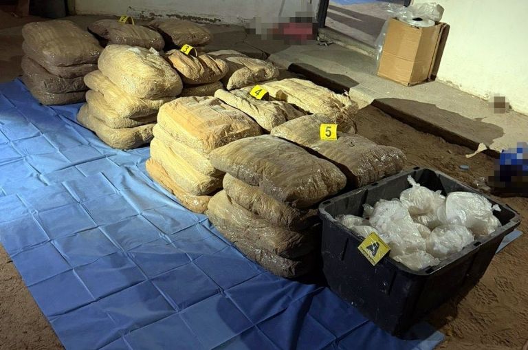 Encontraron varios paquetes de droga 