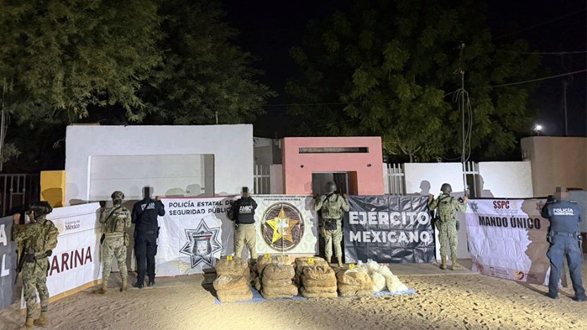 San Luis Río Colorado: Aseguran casi media tonelada de metanfetamina en operativo en la colonia Altar