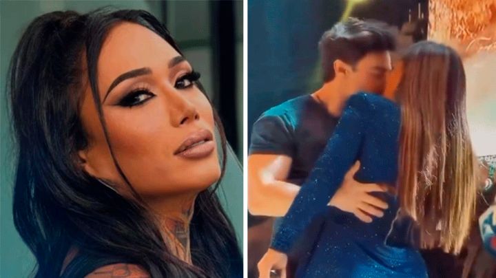 (VIDEO) ¿Verdad o broma? Karina Torres sugiere que pagó por besar a Dr. Miguel Padilla