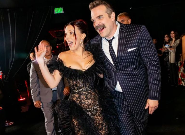 Ambos actores fueron vistos muy alegres 