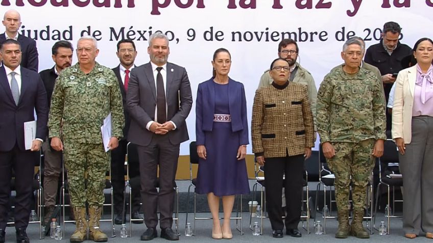 Presentan Plan Michoacán: Gabinete de Seguridad visitará varios municipios; desplegarán más de 10 mil elementos