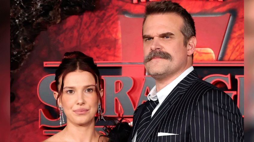 Creadores de 'Stranger Things' desmienten rumores de acoso entre Millie Bobby Brown y David Harbour
