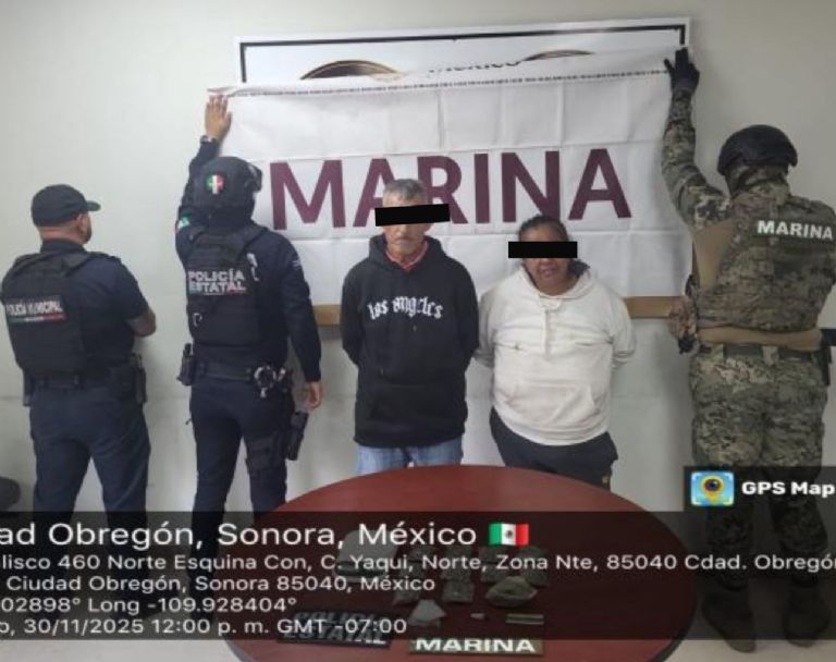 Las personas detenidas y el material incautado