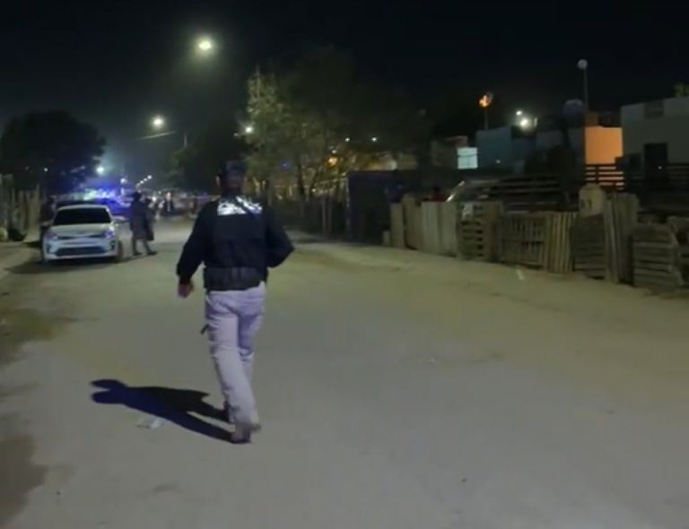 La escena del crimen fue asegurada por autoridades