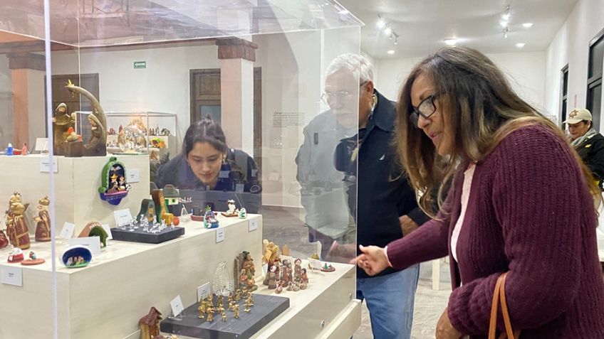 Exposición de nacimientos del mundo abre en Cócorit con más de 400 piezas artesanales