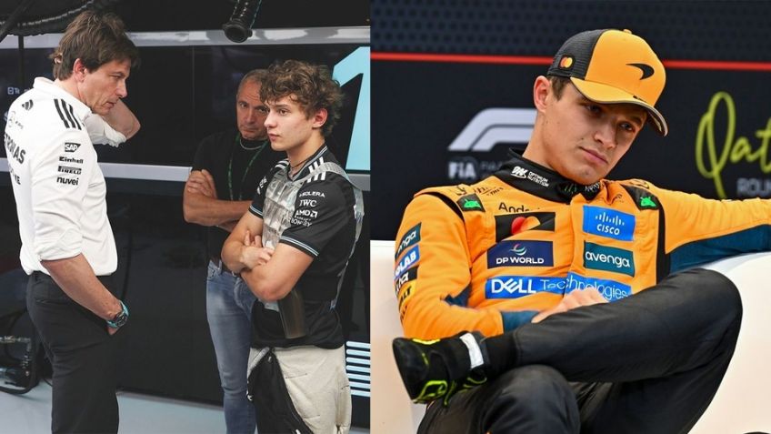 Toto Wolff descarta ayuda de Antonelli a Lando Norris en Qatar: "Es estúpido, un completo disparate"