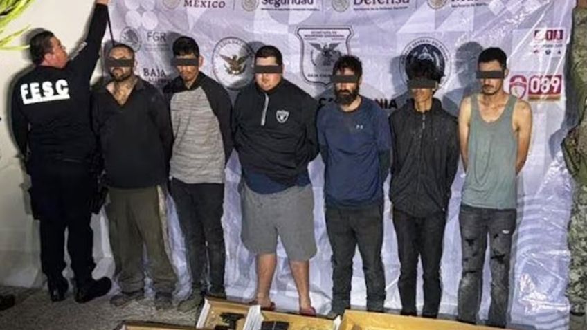 Enfrentamiento entre policías y sicarios deja seis detenidos y un abatido en Baja California