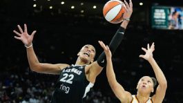 Foto que representa a A'ja Wilson es la Atleta Femenina del Año de la AP tras histórica campaña en la WNBA