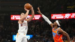 Foto que representa a Copa NBA: Gilgeous-Alexander firma noche soñada con el Oklahoma City Thunder