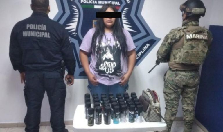La mujer se quería llevar 35 desodorantes