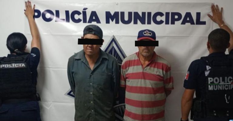 Los sujetos detenidos por robo de cableado