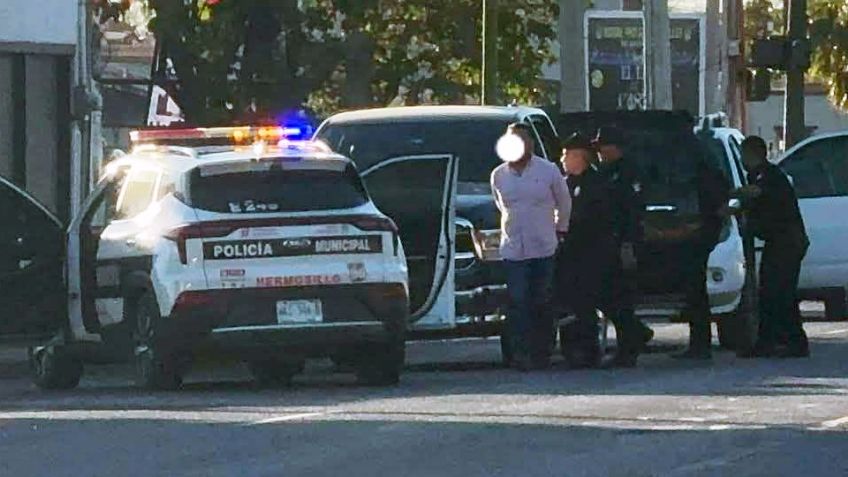 Persecución en Hermosillo termina con dos detenidos y fuerte blindaje a la Comandancia Centro